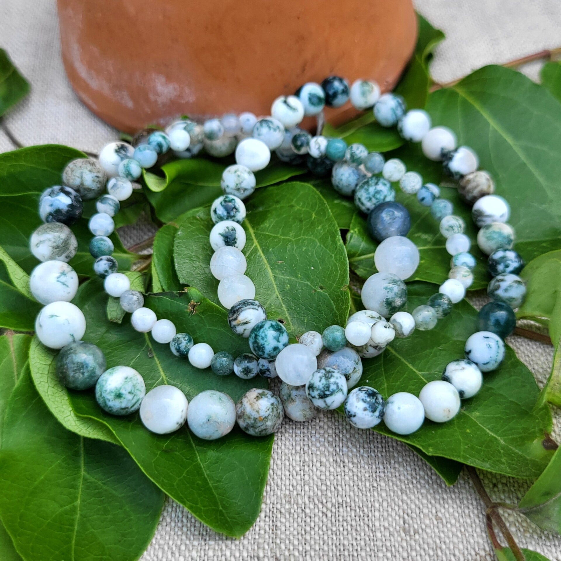 "Simplissime" - Bracelet Agate Arbre