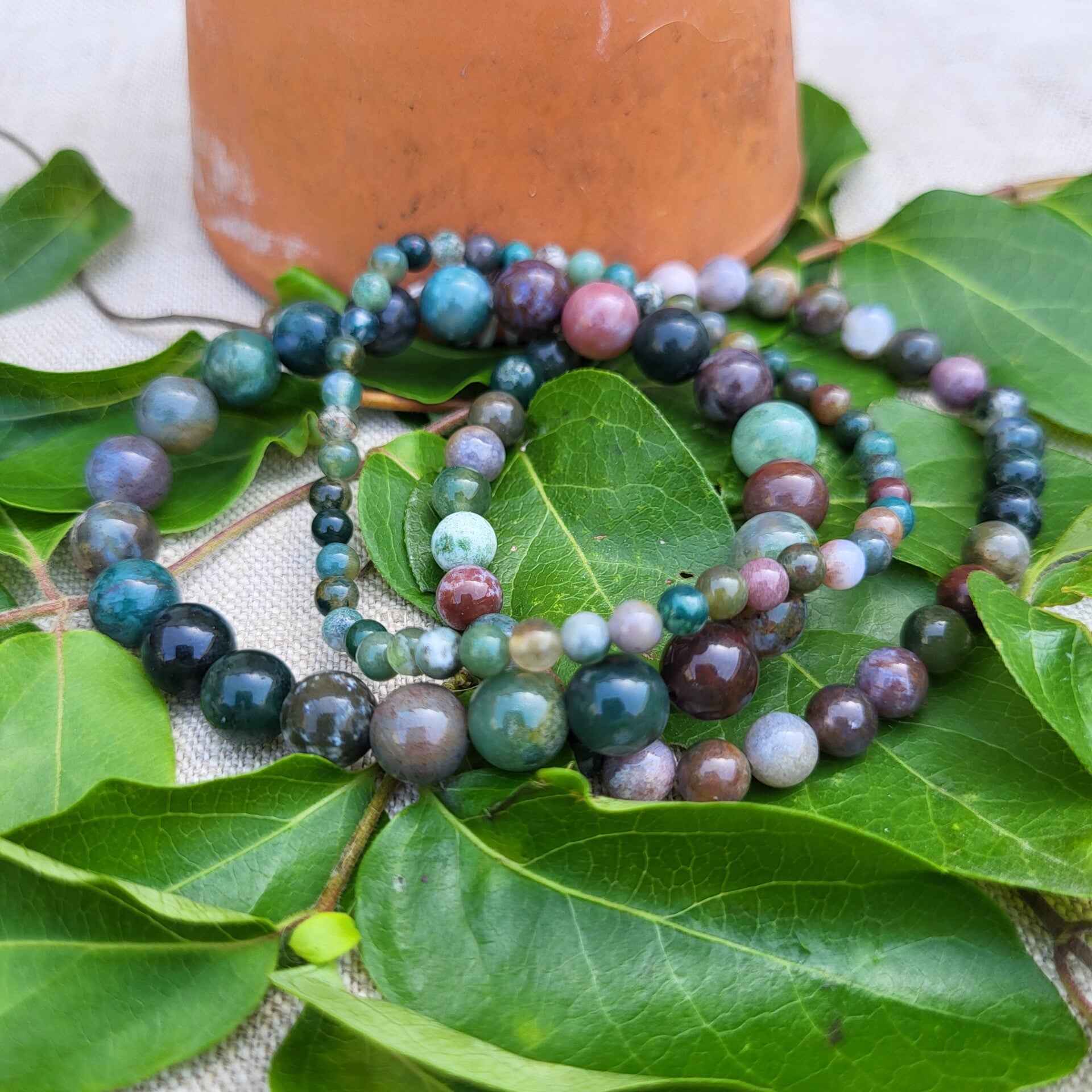 "Simplissime" - Bracelet Agate Indienne