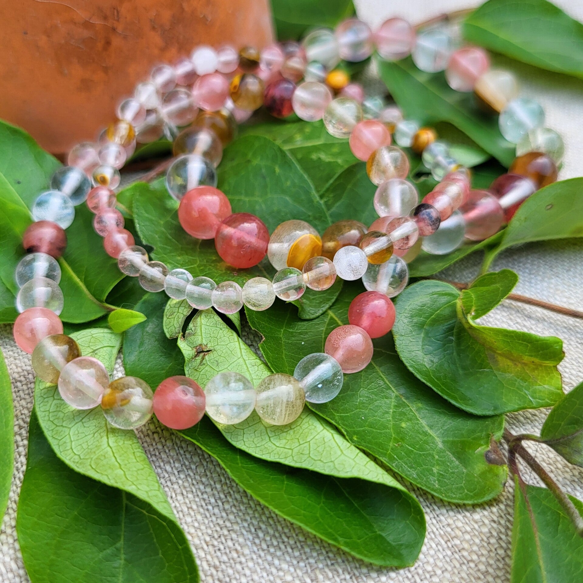 "Simplissime" - Bracelet Quartz multicolore