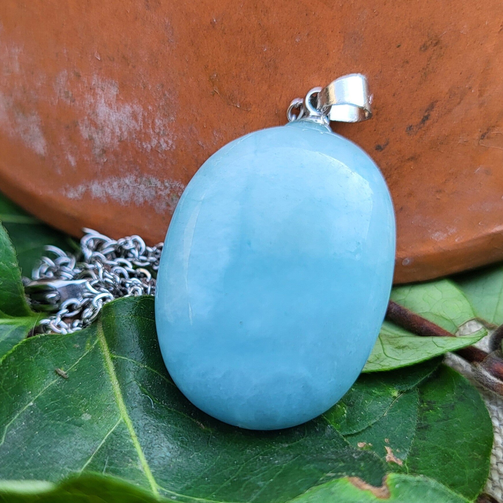 "Mélodie Marine" - Pendentif Aigue-Marine