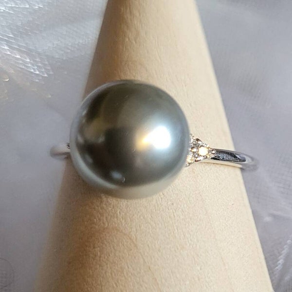 "Te Ariki" - Bague Perle d'eau douce - Argent 925