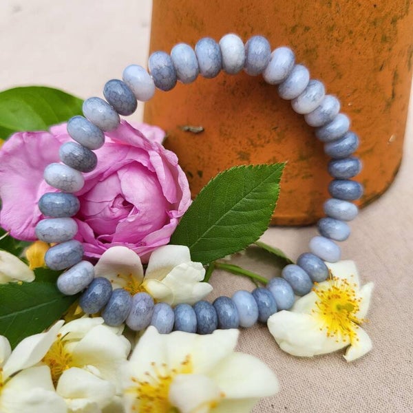 "Simplissime" - Bracelet Aventurine Bleue