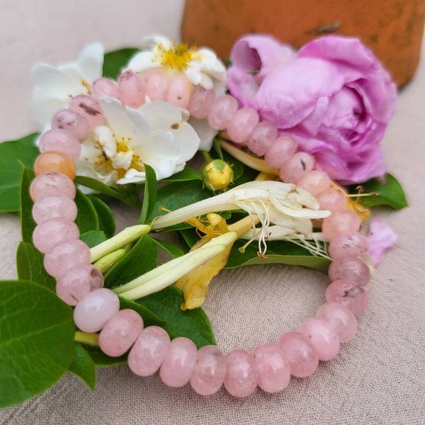 "Simplissime" - Bracelet Aventurine rose