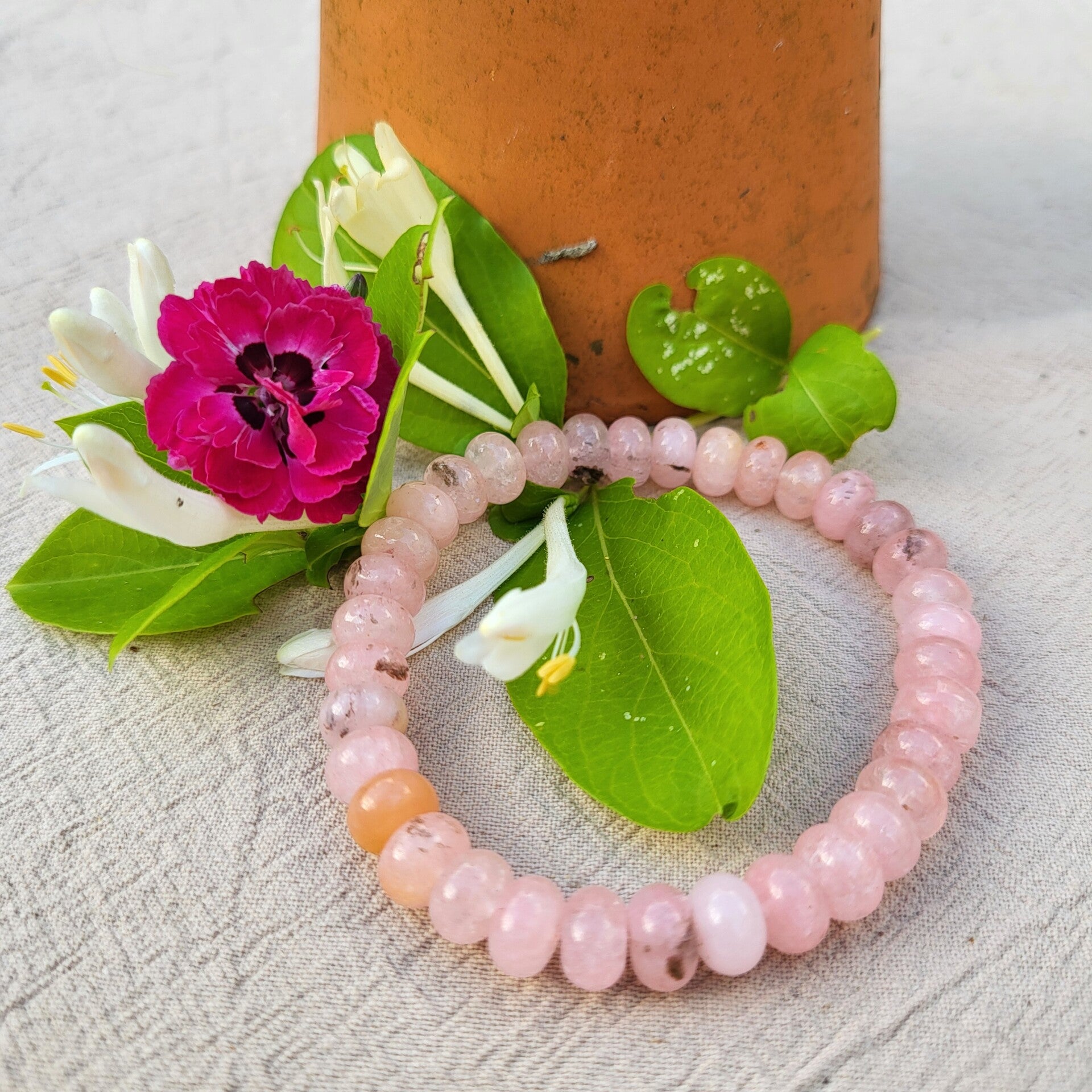 "Simplissime" - Bracelet Aventurine rose