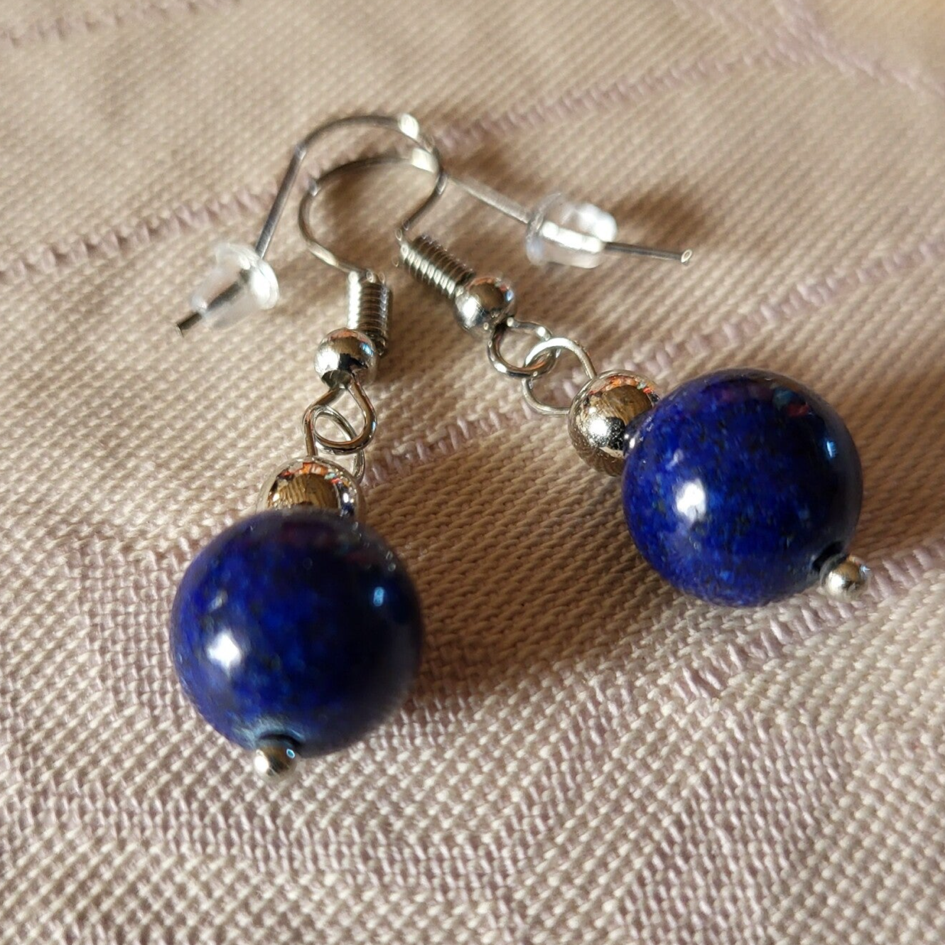 "Outremer" - Boucles d’oreilles Lapis-Lazuli