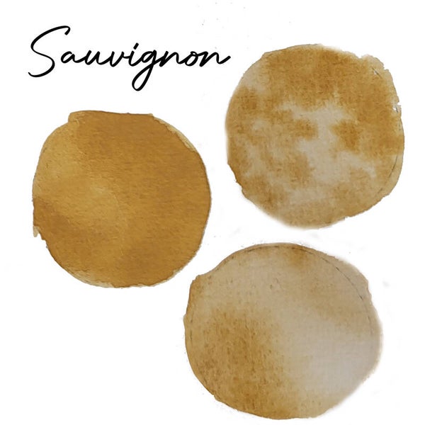 "Sauvignon" - Aquarelle artisanale extra-fine et végane
