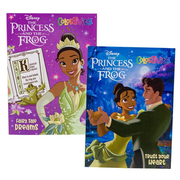 Disney Princess and the Frog Coloring Books Tiana – 2 Designs - 64 pages