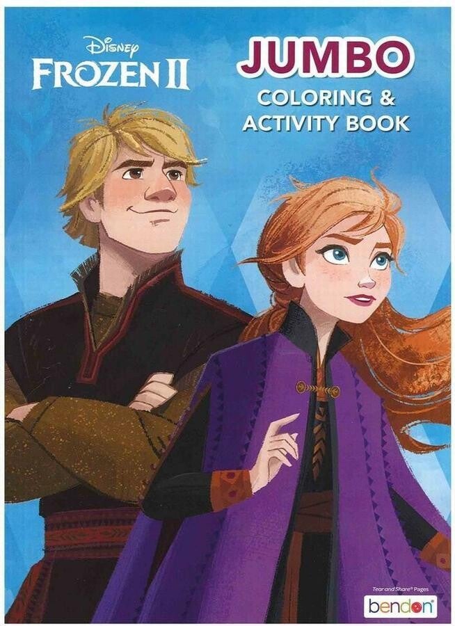 Frozen Anna and Elsa Coloring Book
