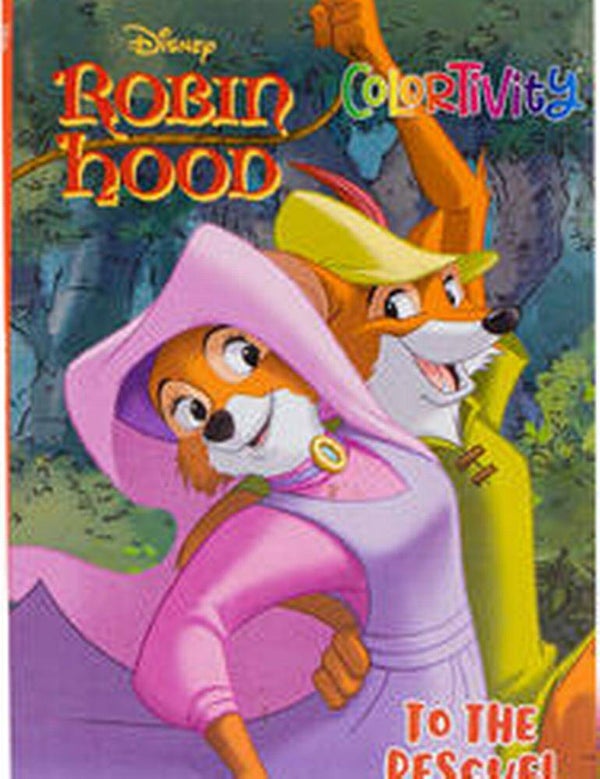 Disney Robin Hood Coloring Book - 64 pages