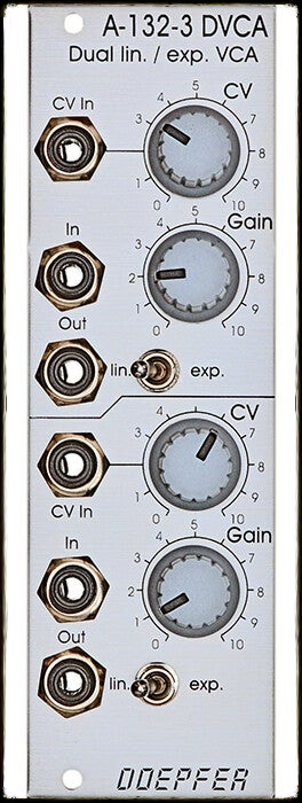 Doepfer A-132-3 Dual linear/exponential VCA