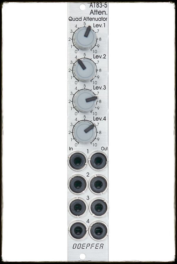 Doepfer A-183-5 Quad Attenuator