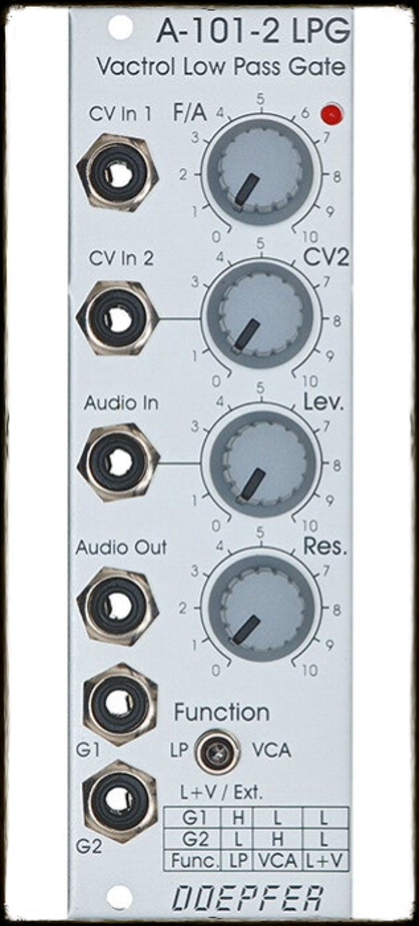 Doepfer A-101-2 Vactrol Lowpass Gate