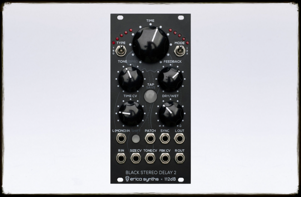 Erica Synths Black Series - Black Stereo Delay2
