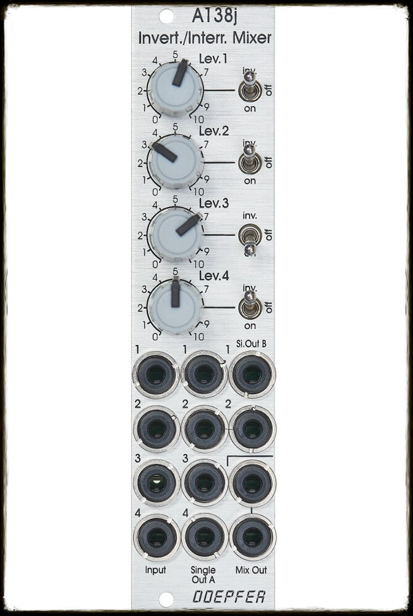 Doepfer A-138j Inverting/Interrupting Mixer (Janus Mixer)