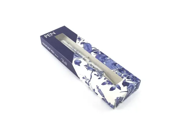 Stylo Oiseaux Bleus de Delft – Élégance artistique inspirée du Rijksmuseum