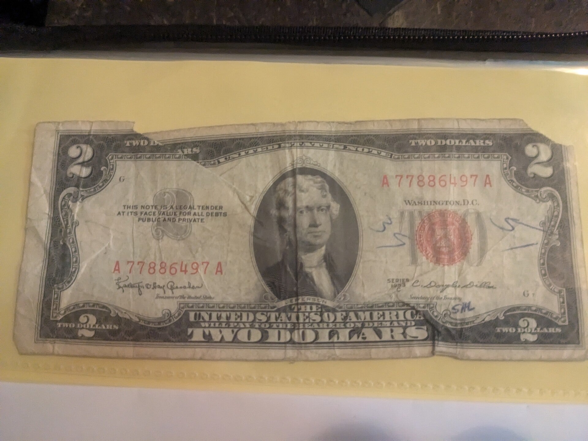 US paper currency