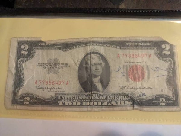 US paper currency