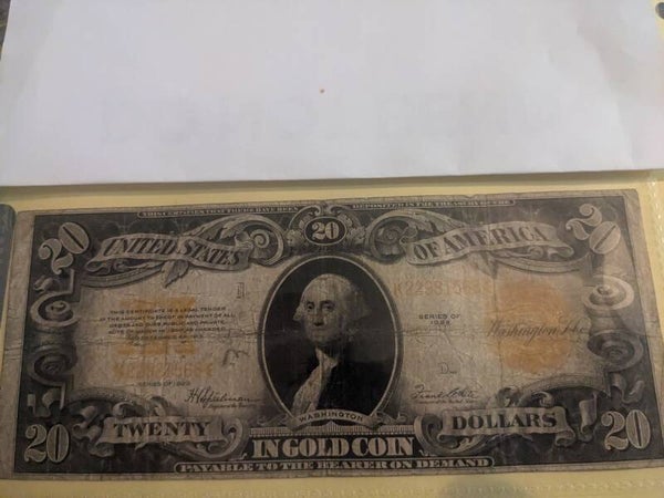 US paper currency