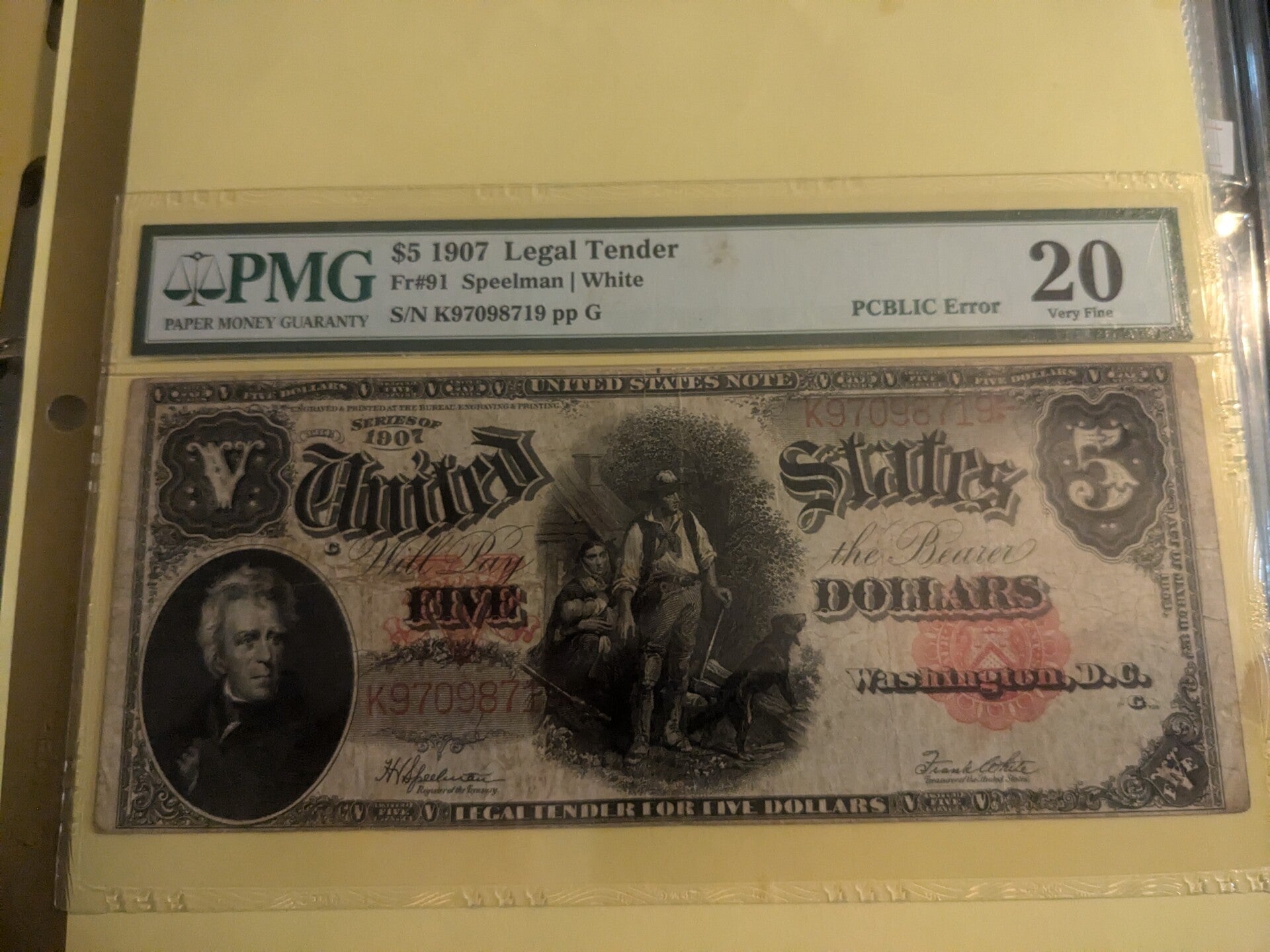 US paper currency