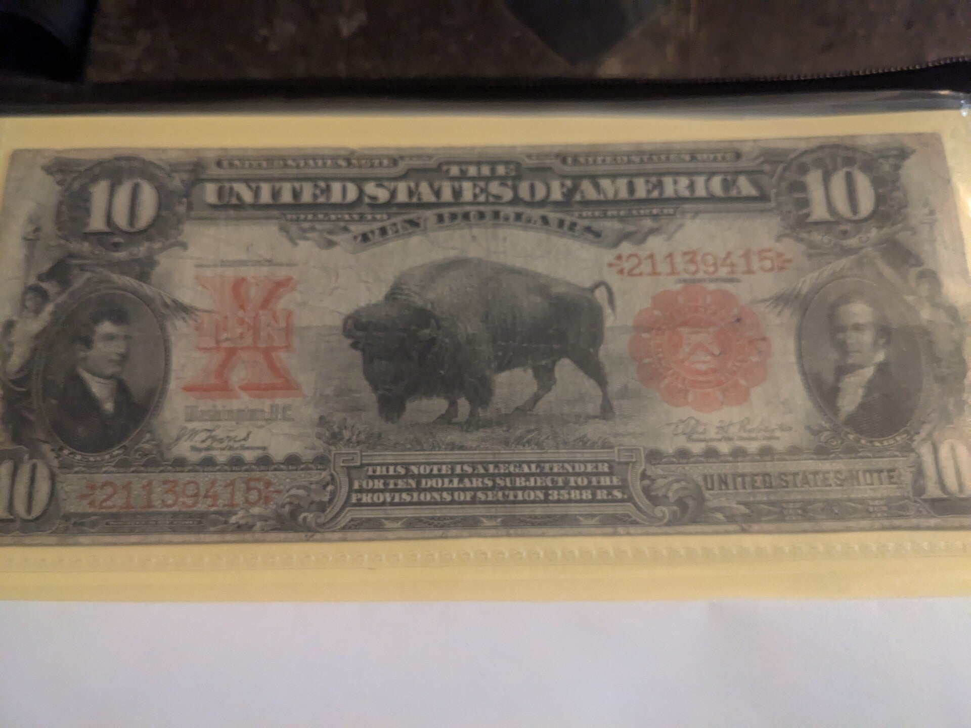 US paper currency