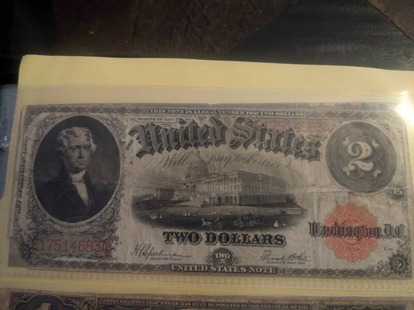 US paper currency