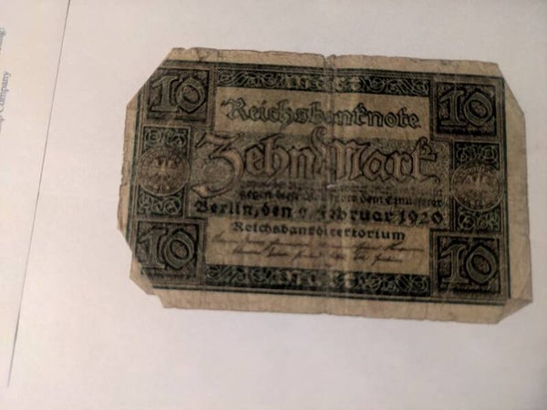 Foreign Paper Currency
