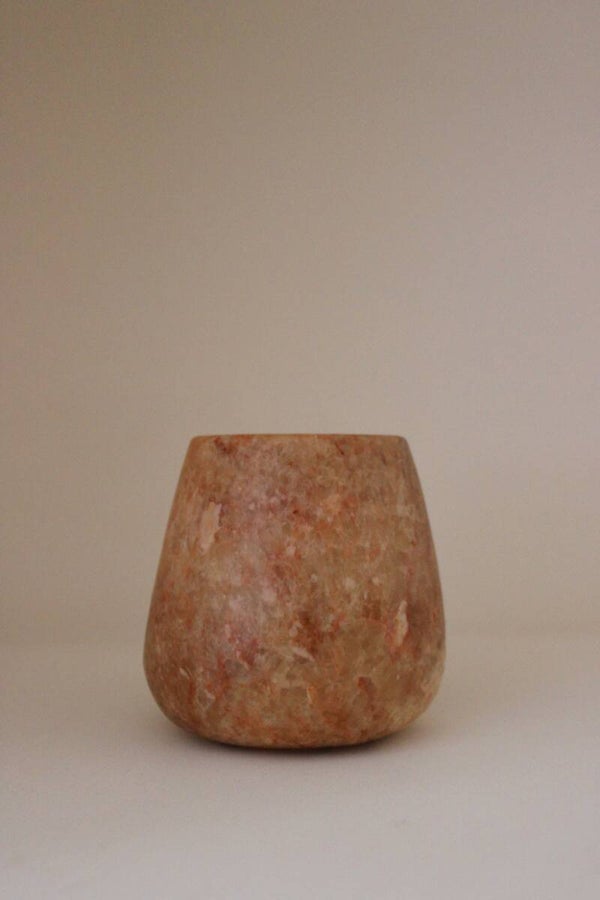 Alabaster druppel M bruin