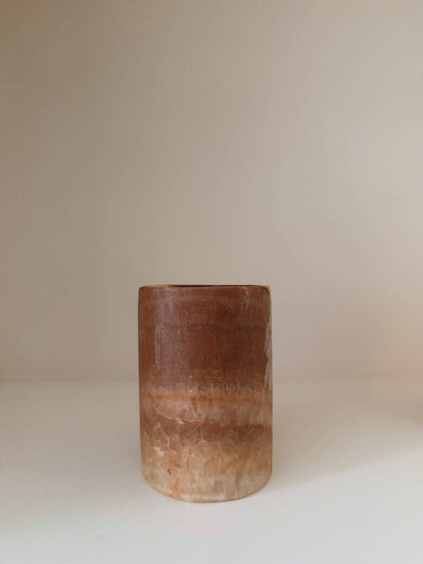 Alabaster cillinder L bruin