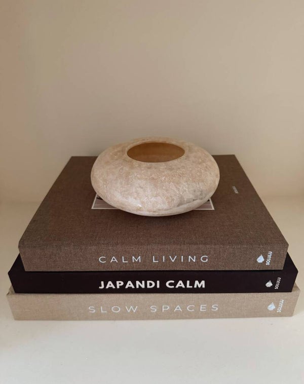 Alabaster frisbee L wit