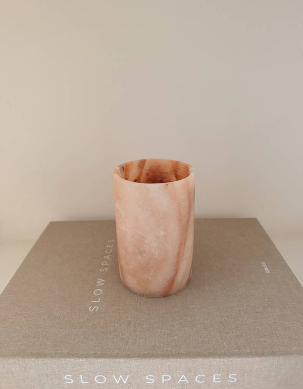 Alabaster cillinder L bruin