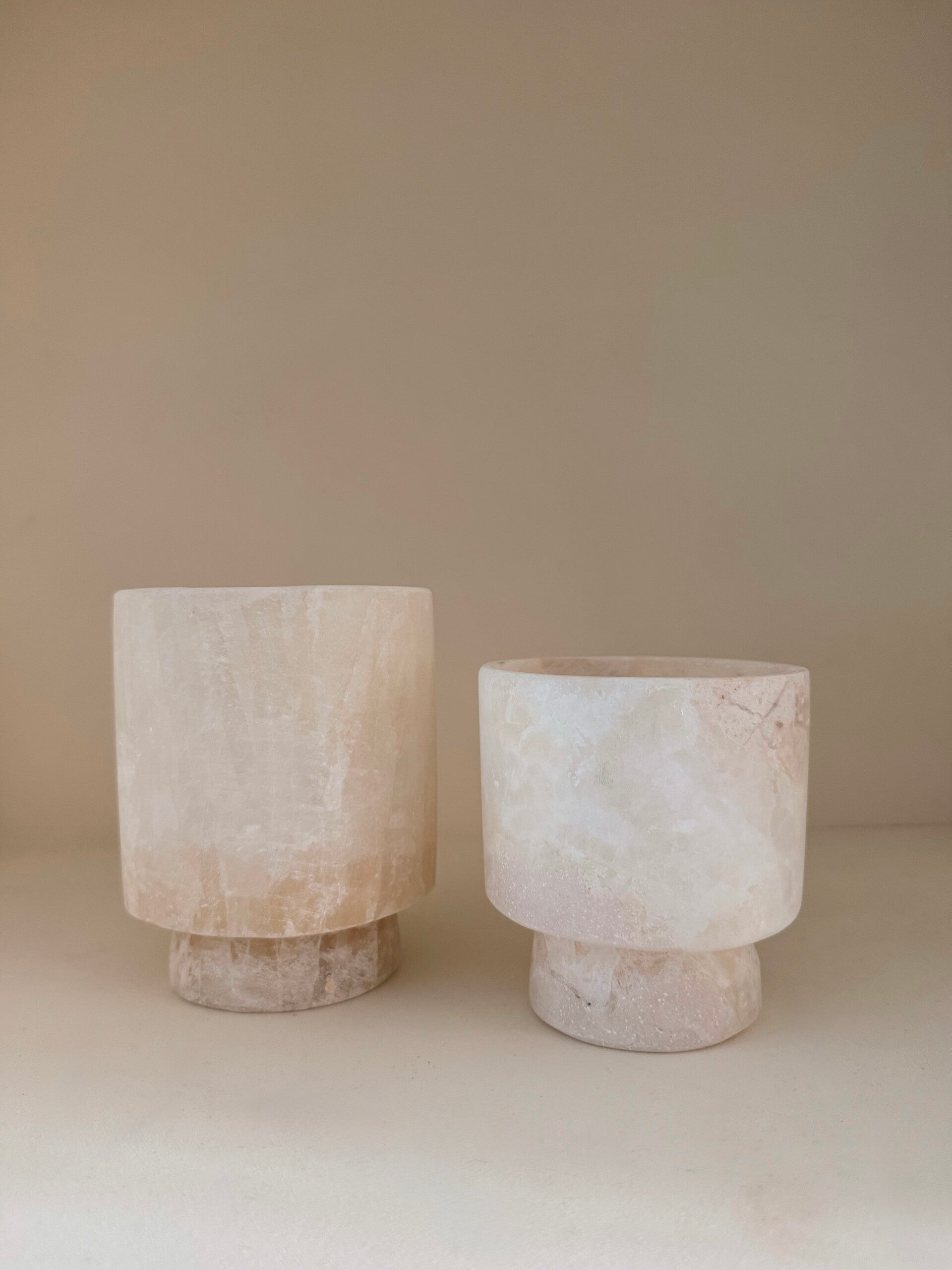 Alabaster set wit coupe