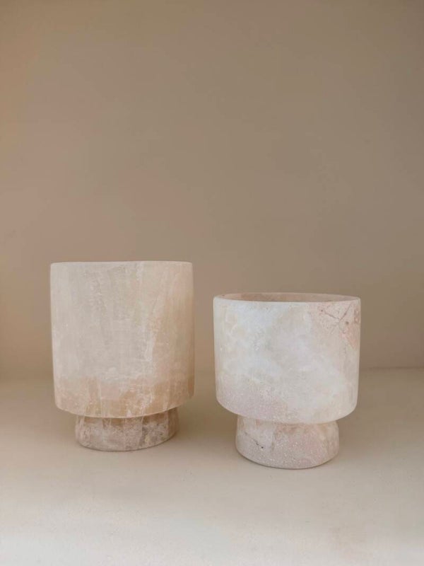Alabaster set wit coupe