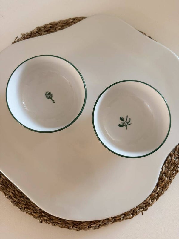 Schaaltje Green set van 2