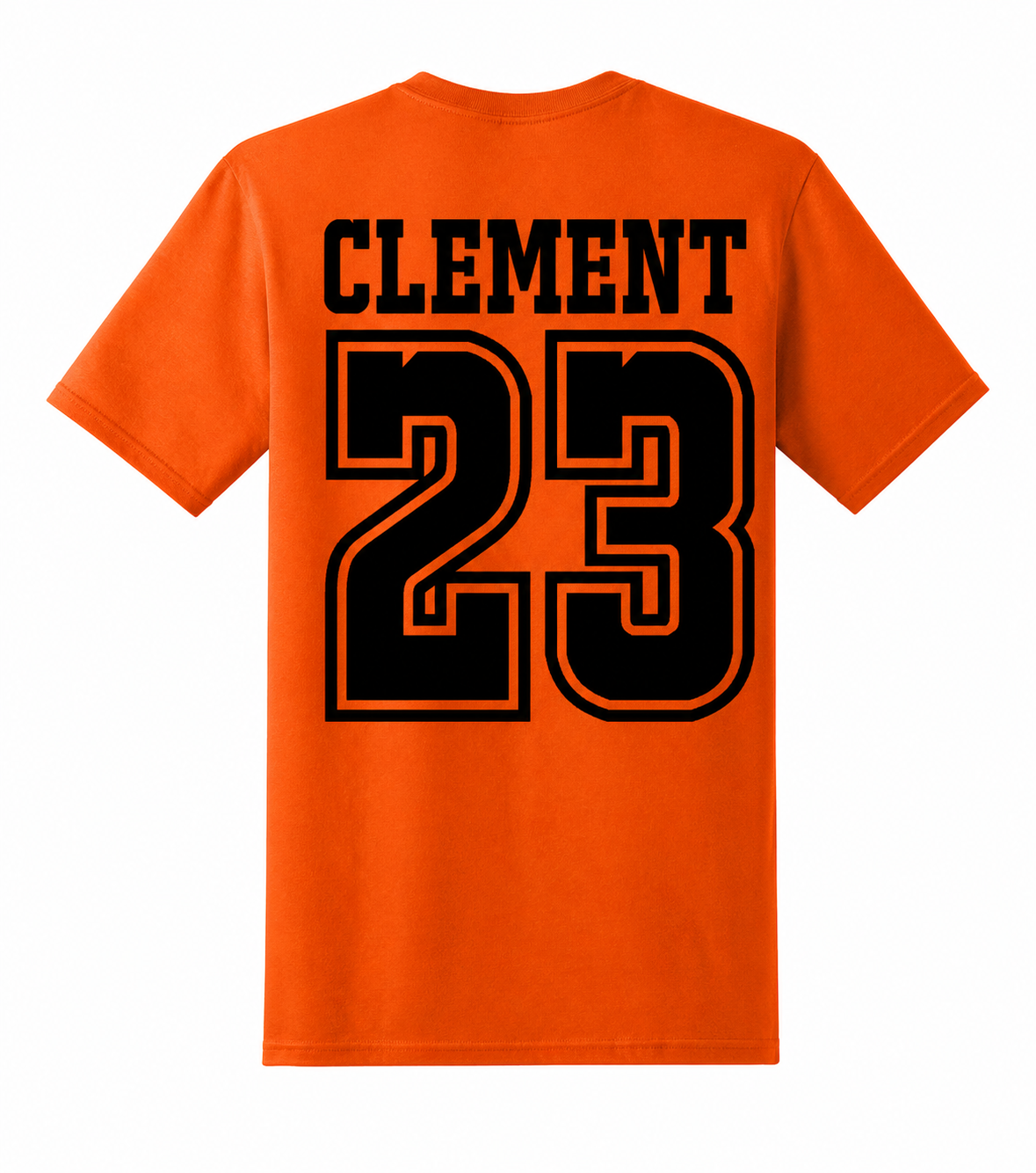 KIND - WK voetbal shirt met naam en rugnummer- oranje / wit - Jara studio x byllinzs