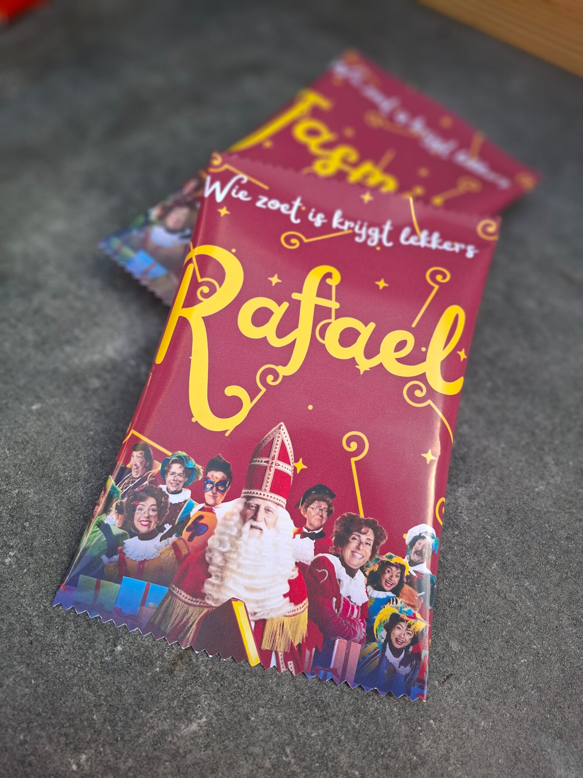 Schoencadeautje met Persoonlijke Wikkel – Pepernoten of Sinterklaaskoekjes