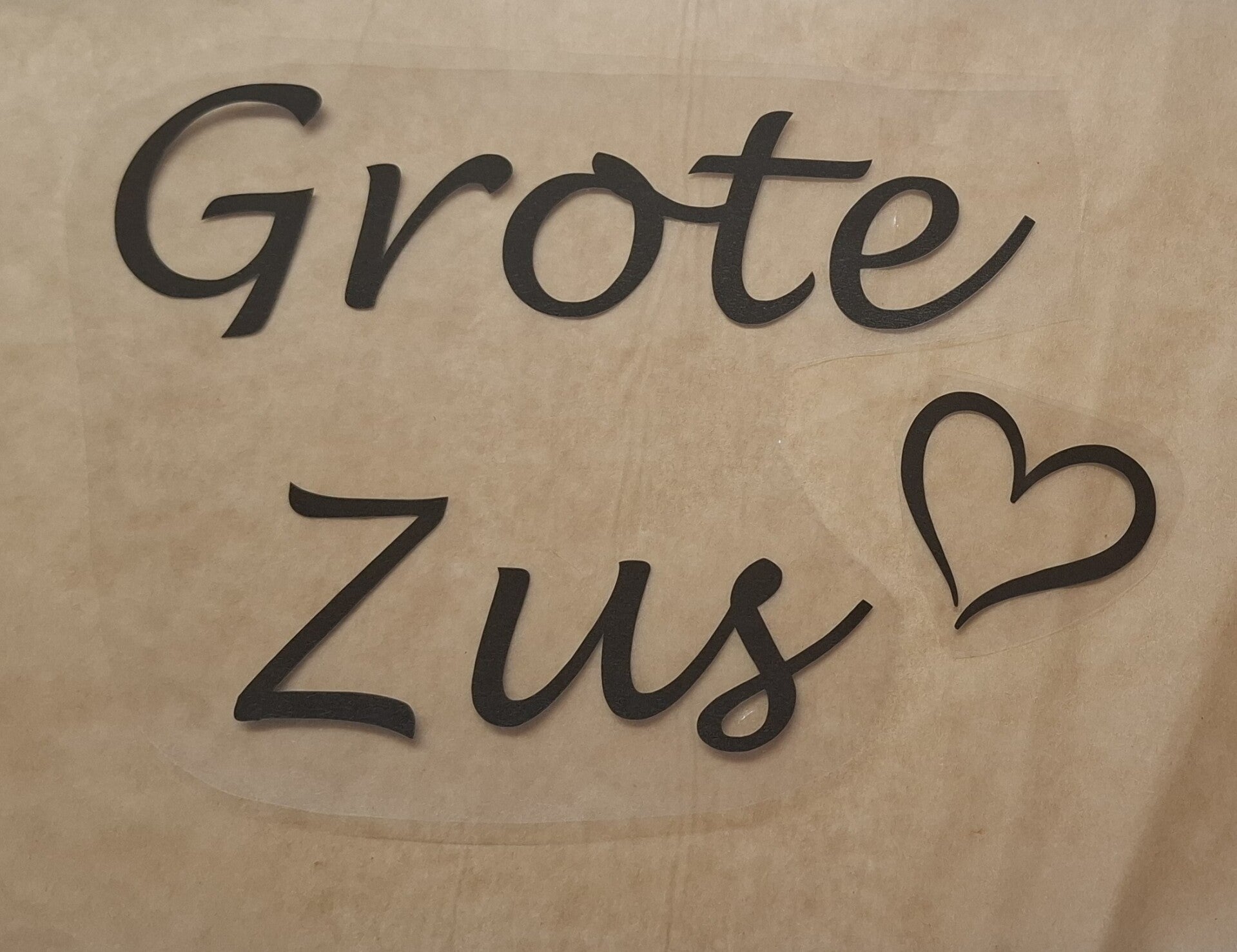 Strijkapplicatie < 20 cm