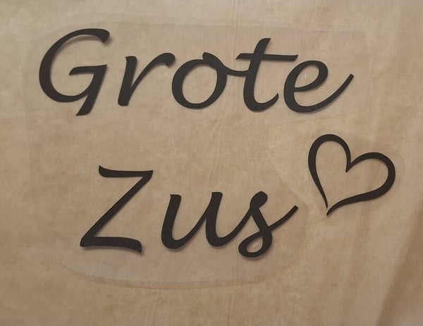 Strijkapplicatie < 20 cm