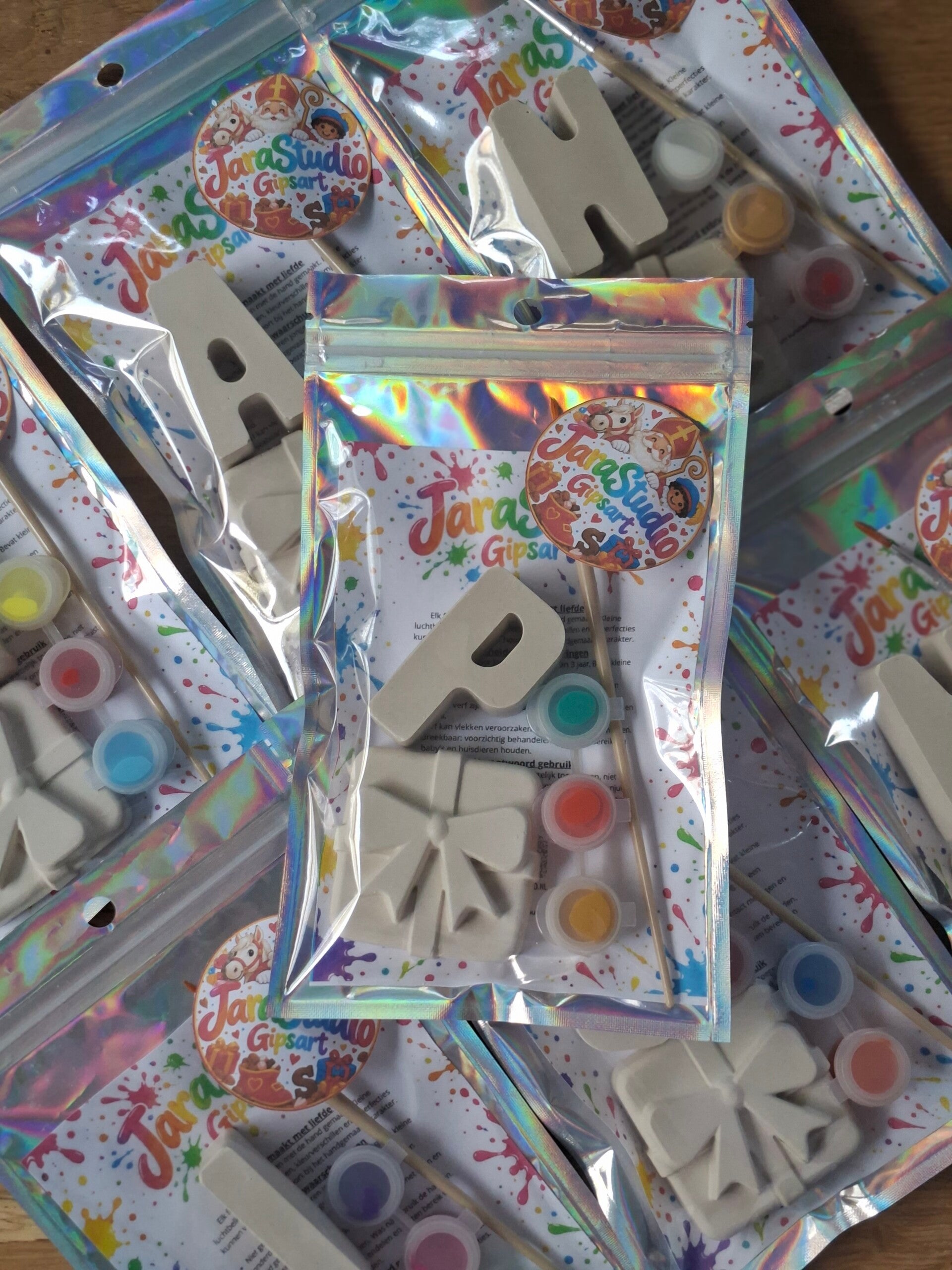 Sinterklaas Gips Art – Schoen cadeautje