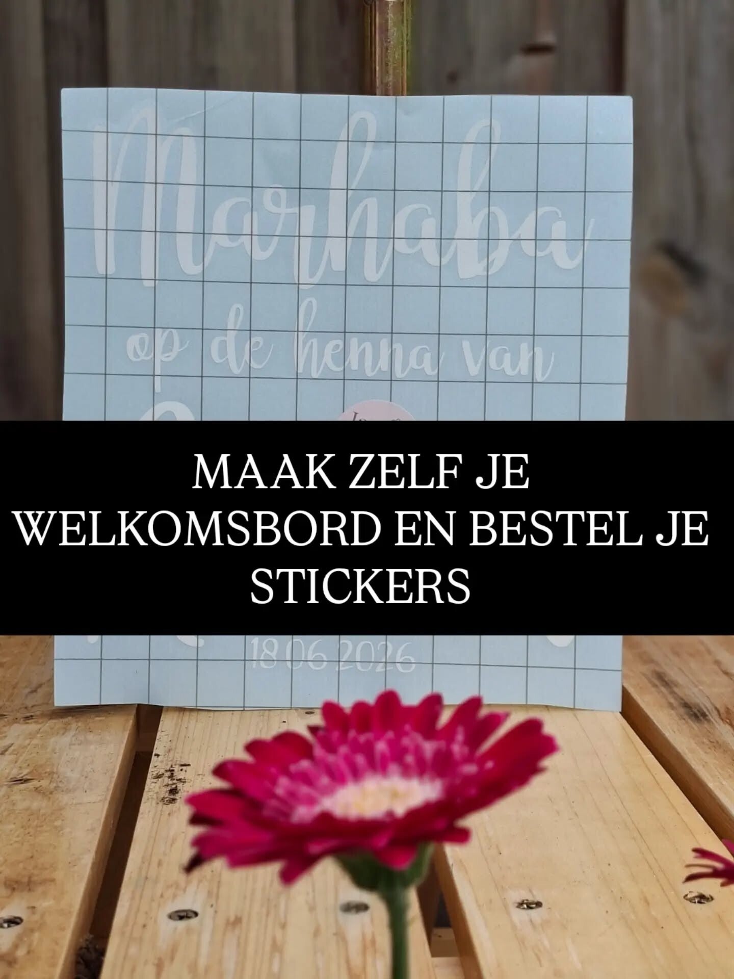 Vinyl sticker op maat