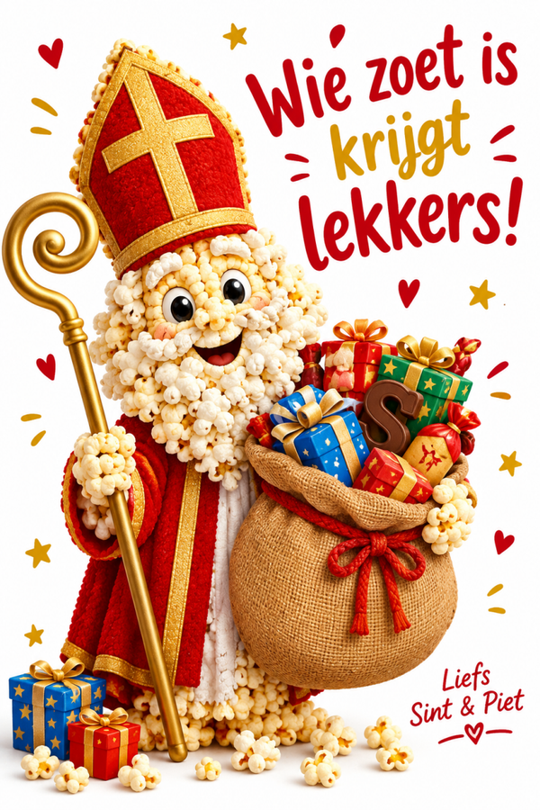 Popcorn Sinterklaas