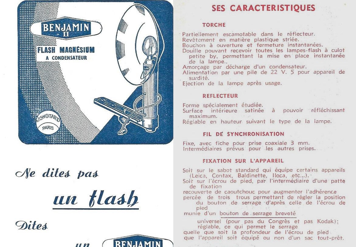 Flash lampe  magnésium