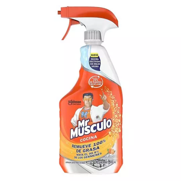 MR MUSCULO COCINA DESENGRASANTE NARANJAATOMIZADOR 650 ML