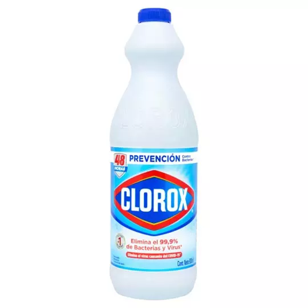Blanqueador Clorox, cloro 930 ml..