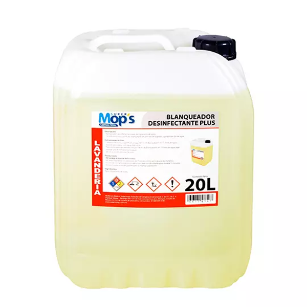 Blanqueador Super mops, cloro 20 Lt..