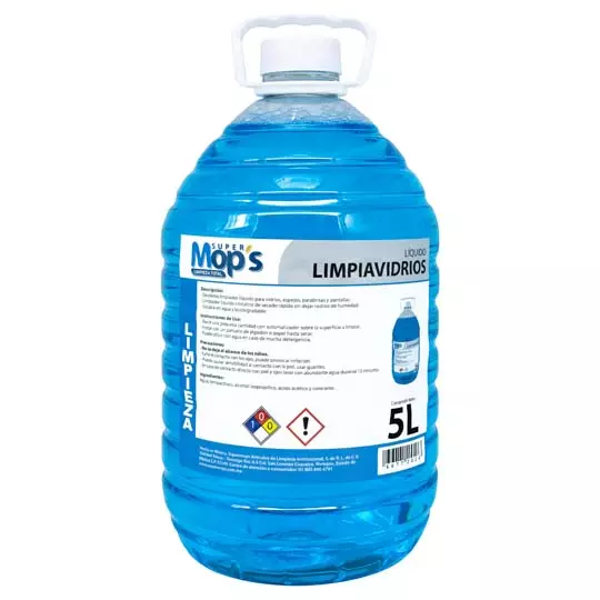 Limpiador de vidrios Super mops 5 Lt..