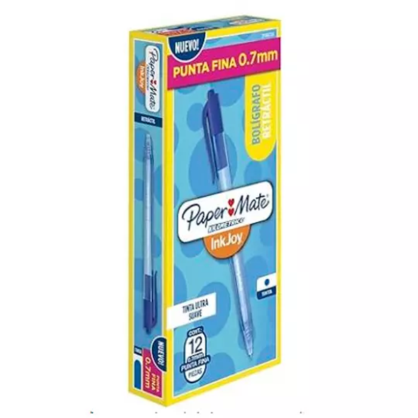 Boligrafo kilometrico RT 100 azul puntofino caja con 12 piezas