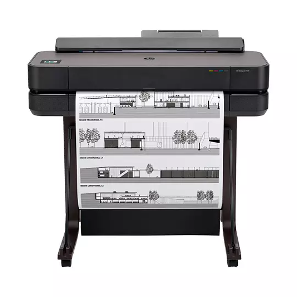 Plotter impresora HP de inyección de tinta, DesignJet T650 de 24"