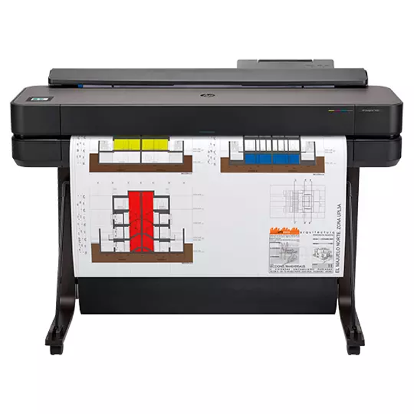 Plotter impresora HP de inyección de tinta, DesignJet T650 de 36"
