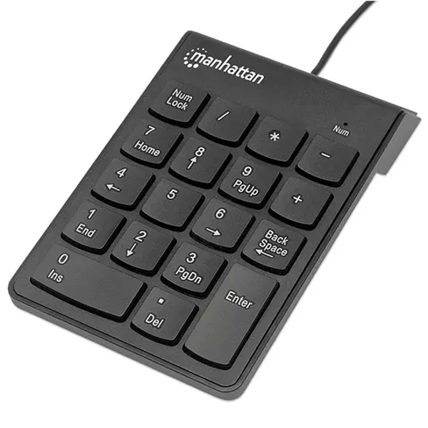 Teclado Manhattan numerico USB negro.