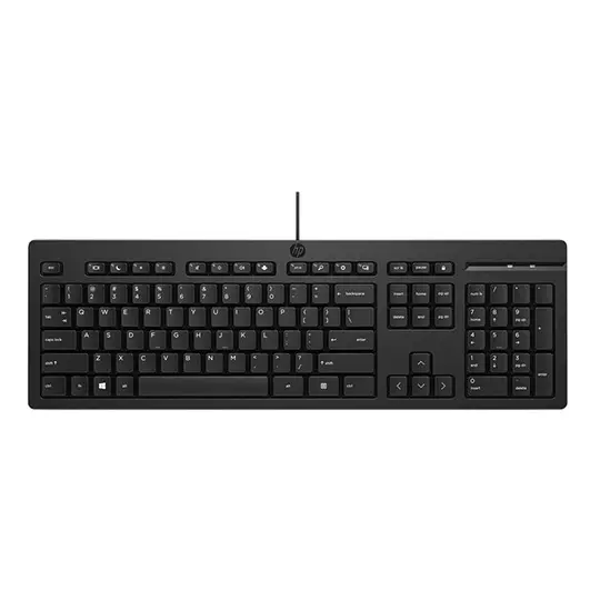 Teclado alámbrico HP 125 USB-A (M).